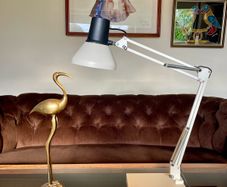 Rare Vintage Luxo Twin 2 Architects Lamp