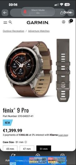 Garmin Fenix 9 Pro 51mm AMOLED Sapphire - InReach - BRAND NEW