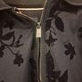 Black Floral Zip Polo shirt Image 2