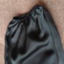 Black Silky Satin Blouse Dress, size 10 Image 6