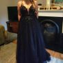 Black Sparkle Corset Dress Image 2