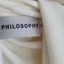 PHILOSOPHY ivory fringed sleeve silk mix blouse Sz 14 - Bnwot - Rrp 395 Image 10