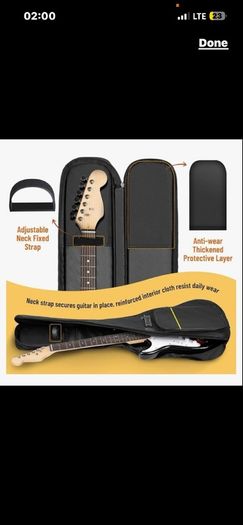 Electric guitar gig bag case fit for fender Stratocaster telecaster ESP IBANEZ JACKSON GIBSON BC rich music man electric guitar parts accessories