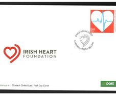 2016 Ireland 50th Anniversary of the Irish Heart Foundation Commemorative Stamp An Post First Day Cover (FDC)