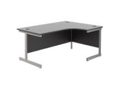 New Radial / Corner Desk 1800 x 1200mm - Black