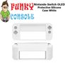 Nintendo Switch OLED Protective Silicone Rubber Gel Console Soft Case Cover White Image 2