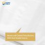 White Tarpaulin Waterproof Heavy Duty 4m / 6m Tarp with Eyelets UV Resistant Multipurpose for Outdoor 160g/m Image 4
