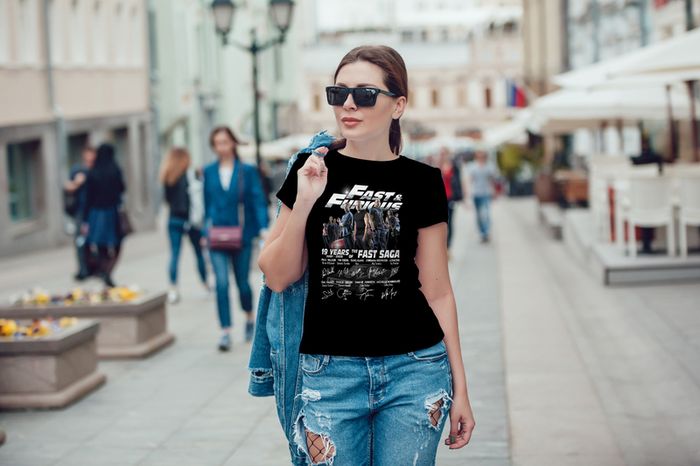 Fast & Furious Anniversary 19 Years Fast Saga T-Shirt movie T-Shirt