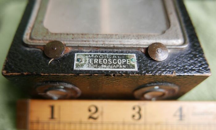 Antique Magical Stereoscope stereo viewer Japan, 1950s