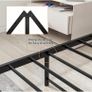 Double Bed Frames with Wood Headboard Image 5