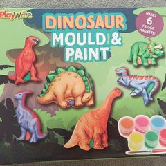 Dinosaur mould and paint