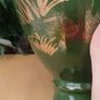 A Pair of 16 Inch Gold Gilded Asian Vases( Circa 1910) Image 5