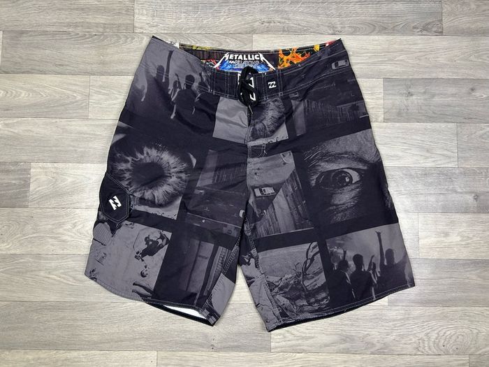 Vintage Billabong Metallica Limited Edition Board Shorts Mens W36