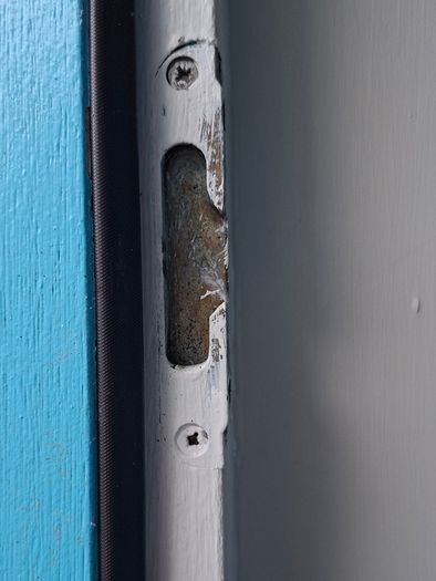 Hardwood external door