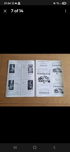 Led Zeppelin 1976 The Song Remains The Same Press Exhibitors Campaign Booklet & Photos