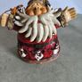 Vintage Whimsical Santa Claus Treasure Box Image 10