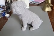 Pug dog ornament