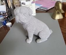 Pug dog ornament