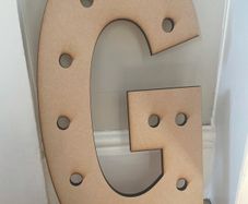 Wooden letter G