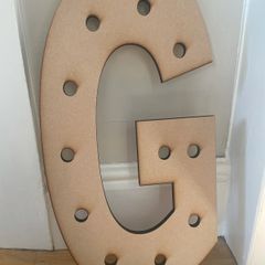 Wooden letter G