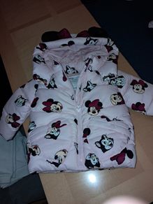 Baby warm jacket Disney pattern