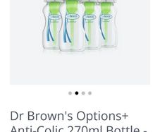 8 x Dr Brown bottles