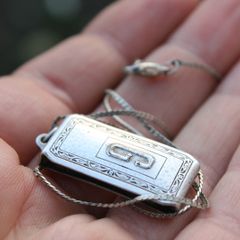 Vintage Silver 925 Jewelry Antique Necklace Pendant 5,7g