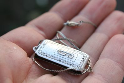 Vintage Silver 925 Jewelry Antique Necklace Pendant 5,7g