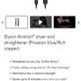 hairDyson Airstrait dryer and straightener (Prussian blue/Rich copper) Image 4
