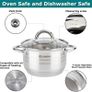 Brand New 3  Induction Cookware Set with Glass Lids Image 3