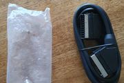 Scart to Scart Cable/Lead 1.5m - 21 Pin Fully connected, Male to Male connection, Black