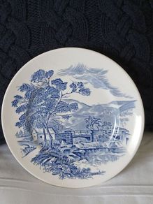 Wedgewood Blue and White Plate