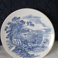 Wedgewood Blue and White Plate