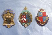 ROYAL MASONIC SCHOOL (RMIG &amp; RMIB) - three vintage enamelled Steward medals 1959, 1964 &amp; 1970