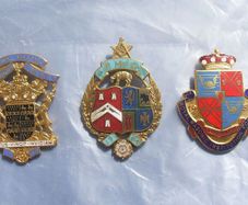 ROYAL MASONIC SCHOOL (RMIG & RMIB) - three vintage enamelled Steward medals 1959, 1964 & 1970