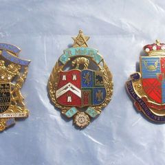 ROYAL MASONIC SCHOOL (RMIG & RMIB) - three vintage enamelled Steward medals 1959, 1964 & 1970