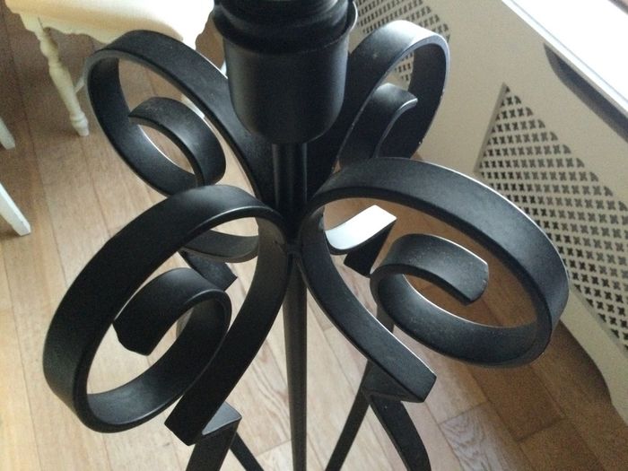 Lighting - Wrought Iron Floor Lamp.