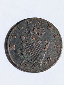 1782 Irish Halfpenny