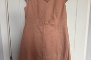 Jaeger Peach A-Line Dress Size 16