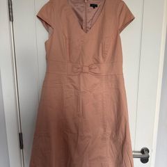 Jaeger Peach A-Line Dress Size 16
