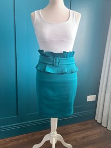 ASOS Teal skirt. Size 8