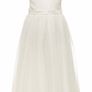 Like new tulle Sly communion dress with bow 128 cm Image 5
