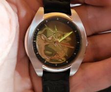 Limited edition fossil star wars yoda watch