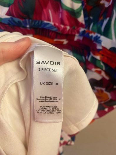Savoir floral dress and matching bolero (size 18)