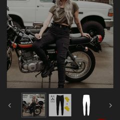 MotoGirl Lara Cargo trousers size L motorbike