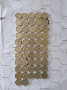 52 old English pound coin
