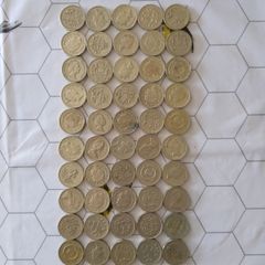 52 old English pound coin