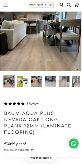 Laminate flooring BAUM Nevada Oak