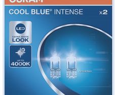 OSRAM COOL BLUE INTENSE W5W, up to 4,000K, halogen signal lamp, double blister (2 lamps)