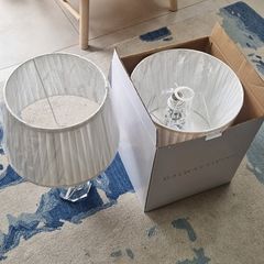 Galway Crystal Sofia Lamp & Shade x2